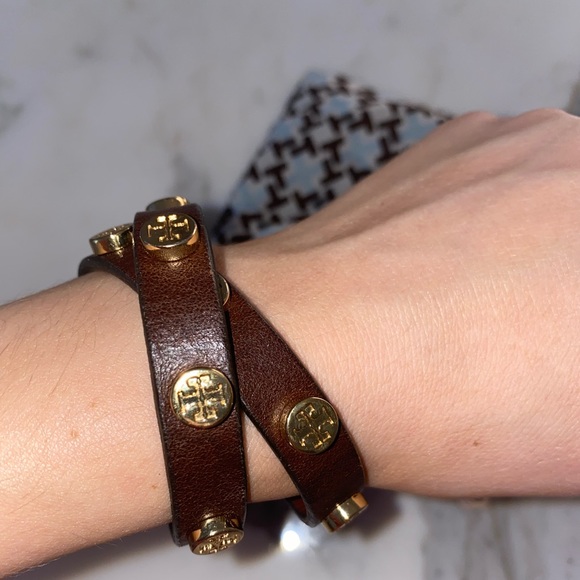 TORY BURCH wrap leather bracelet - Picture 2 of 8